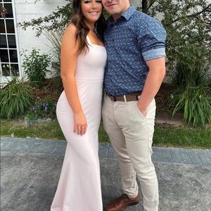 Azazie Gianetta Dress in Blushing Pink